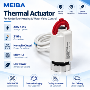MB920 Electrothermal Actuator for Underfloor Heating Manifold